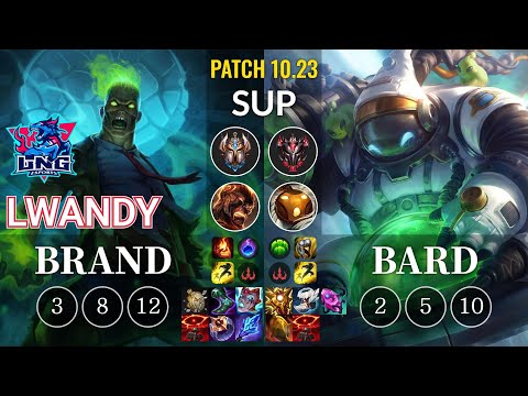 LNG lwandy Brand vs Bard Sup - KR Patch 10.23