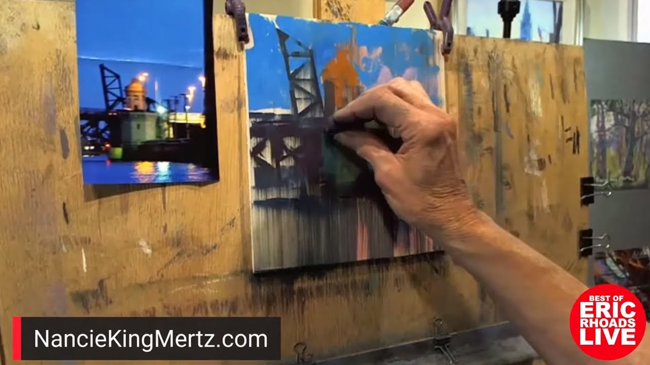Secrets of Painting a Nighttime look in Pastel with artist Nancie King Mertz