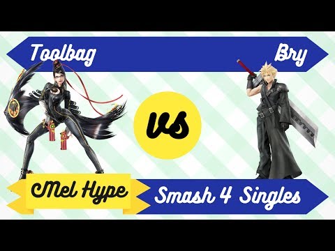 Mel Hype 3.5 - Smash 4 Singles - Toolbag (Bayo, Iggy) vs Bry (Cloud, Falcon) - WR2