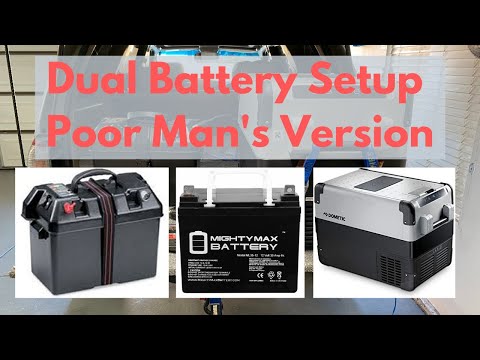 Dual Battery Setup (Poor Man's Version) for my Dometic Fridge