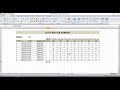 HOW TO MAKE DUTY ROSTER IN EXCEL excel basic