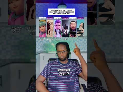 Why These Kpop Demon Hunters Songs Sound So Familiar: Golden, Soda Pop, How It's Done #shorts