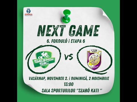ACS SEPSI-SIC - CSM ROMAN / 🤾🏼‍♀️ Divizia A, Seria B🟢 6. forduló | etapa 6