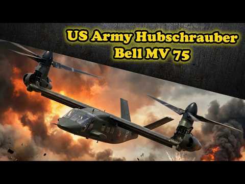 New US Army helicopter under review! Bell MV-75 helicopter