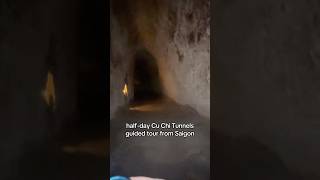 cu chi tunnels half day tour from saigon! part 1!! #hcmc #cuchitunnels #vietnam #travel #shorts