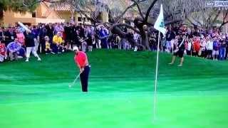 Tiger woods chipping yips Phoenix waste management 2015