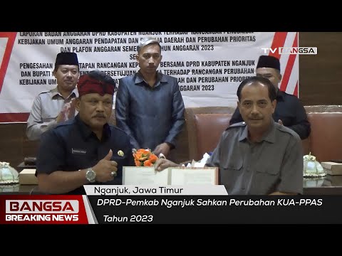 DPRD-Pemkab Nganjuk Sahkan Perubahan KUA-PPAS Tahun 2023