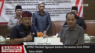 DPRD-Pemkab Nganjuk Sahkan Perubahan KUA-PPAS Tahun 2023
