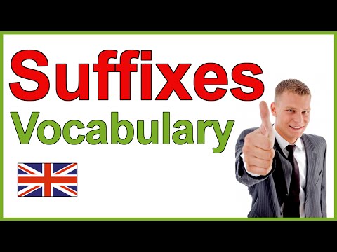 English Suffixes | Learn English Vocabulary