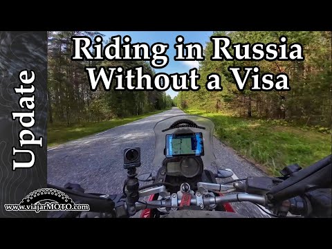 We Rode into Russia without a Visa from Estonia!