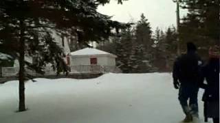 preview picture of video 'Snowshoeing in Prince Edward Island @ Country Charm B&B'