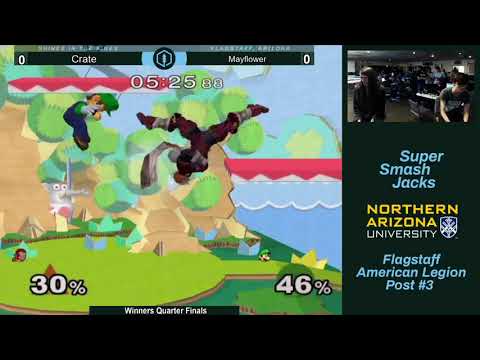 Shine in the Pines 4 - Melee Pro Bracket - Winners Quarter-Finals - Crate vs Mayflower