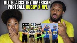 🇳🇿 New Zealand All Blacks TRY American Football Rugby x NFL | TheDemouchetsREACT