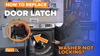 F5E2, F5E3, or F5E4 Errors - How to Replace the Door Lock Latch on Whirlpool, Maytag, Amana Washer