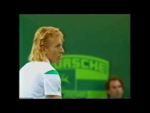 Martina Navratilova vs Chris Evert Filderstadt  1987 Final HIGHLIGHTS (EPIC TENNIS MATCH)