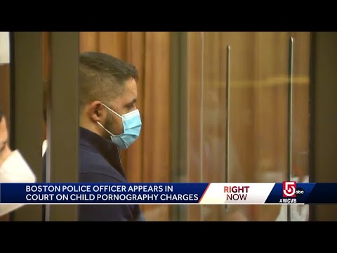 Police officer accused of videoing teen in shower