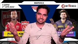 KOL vs PBKS Dream11 Team Today Prediction, PBKS vs KOL Dream11, Punjab vs Kolkata Dream11 Team