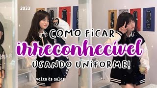 How to be unrecognizable even while wearing a uniform | Looking beautiful in uniform | Beauty tip...