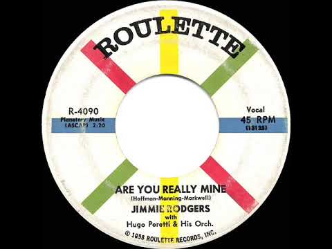 1958 HITS ARCHIVE: Are You Really Mine - Jimmie Rodgers