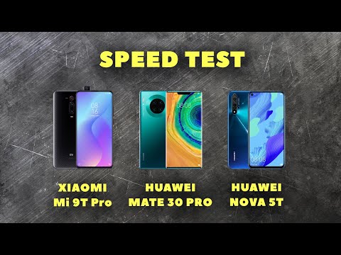 Xiaomi Mi 9T Pro vs Huawei Mate 30 Pro vs Nova 5T | SPEED TEST