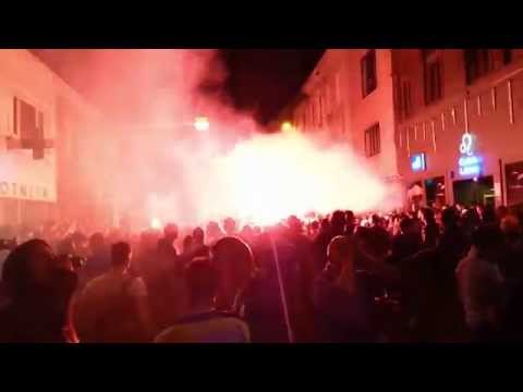 Sfeer overpoort - KAA Gent kampioen 2014-2015