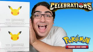 NEW YEARS CELEBRATIONS CONTINUE! Celebrations Elite Trainer Boxes of Pokemon Cards! by The Pokémon Evolutionaries