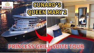 Cunard's Queen Mary 2 Princess Grill Suite Tour