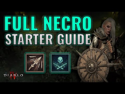 FULL Necromancer STARTER GUIDE | Best Leveling Build, Aspects & Tips | Diablo 4