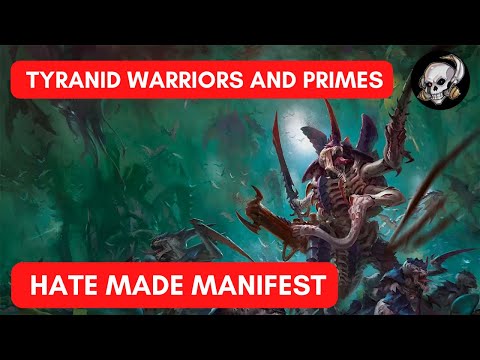 Tyranid Warriors and Primes / hate made manifest.