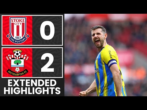 EXTENDED HIGHLIGHTS: Stoke City 0-2 Southampton | Championship