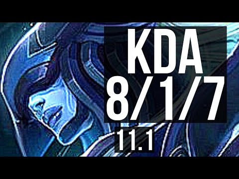 LISSANDRA vs SERAPHINE (MID) | 8/1/7, Godlike, 900K mastery | KR Diamond | v11.1