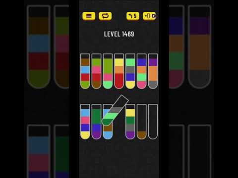 Water sort puzzle level 1469
