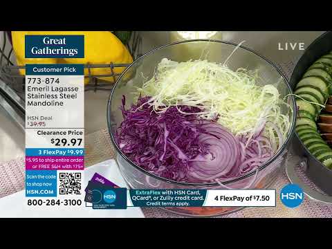 Emeril Lagasse Stainless Steel Mandoline