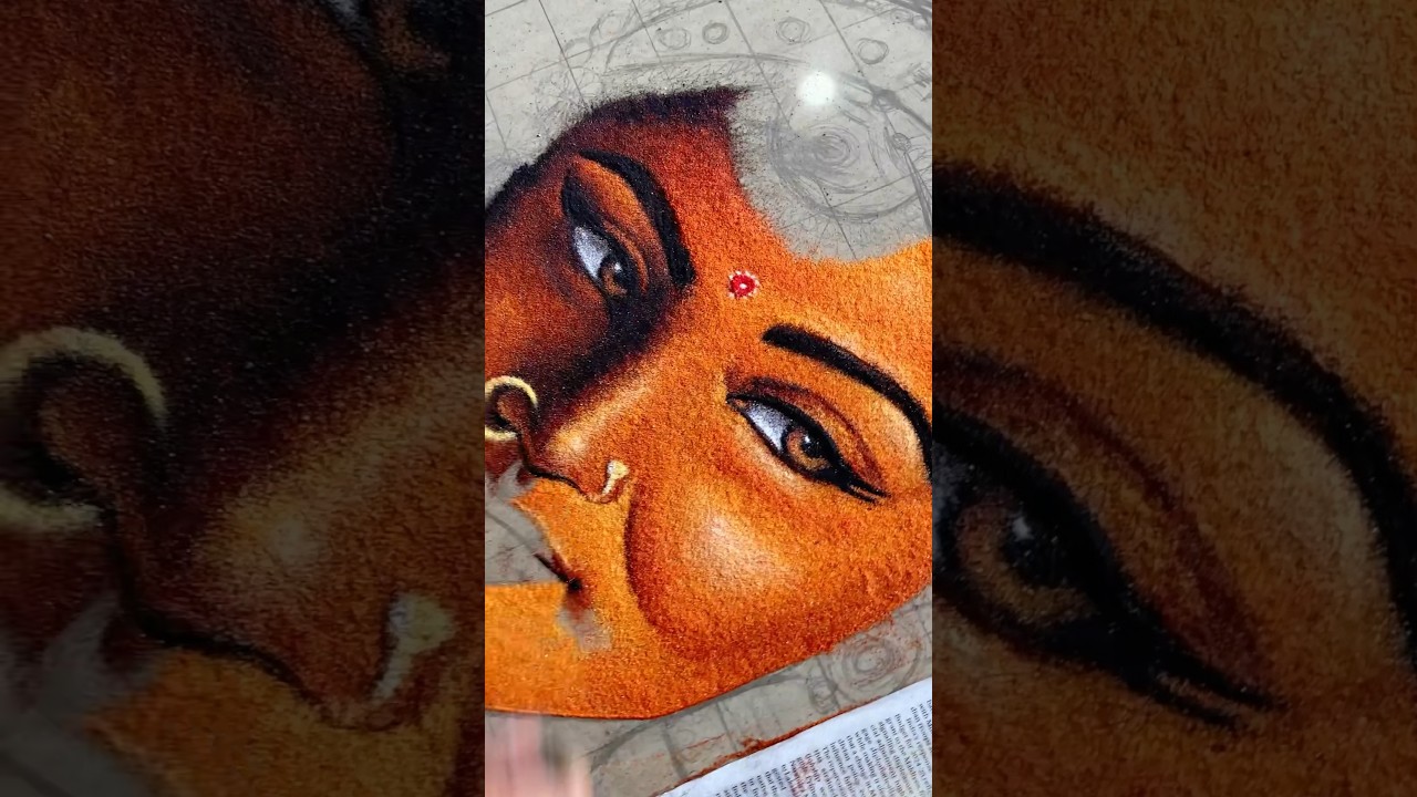 Portrait classes | Shikha’s Art Institute - Portrait Rangoli