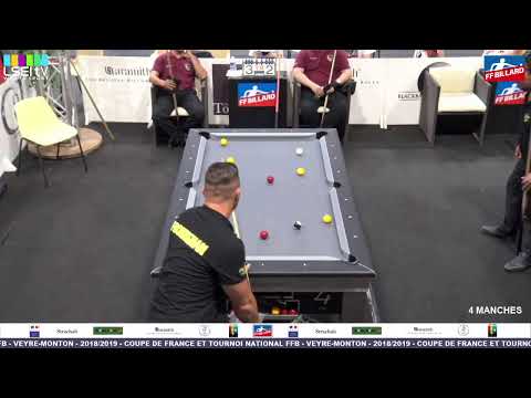 18/19 - FFB - TOURNOI NATIONAL #8 A VEYRE-MONTON - COMPETITION DOUBLETTE