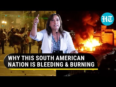 South America's Peru on fire; No end to stone-pelting, arson and killings | Watch