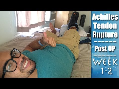 AT1 - Achilles Tendon Rupture // Recovery (Week 1 - 2)
