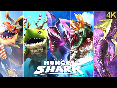 ALL STRONGEST SHARKS TRAILER & MOVIE (2018 - 2023) | HUNGRY SHARK - QUANTUM SHARK UPDATE 4K