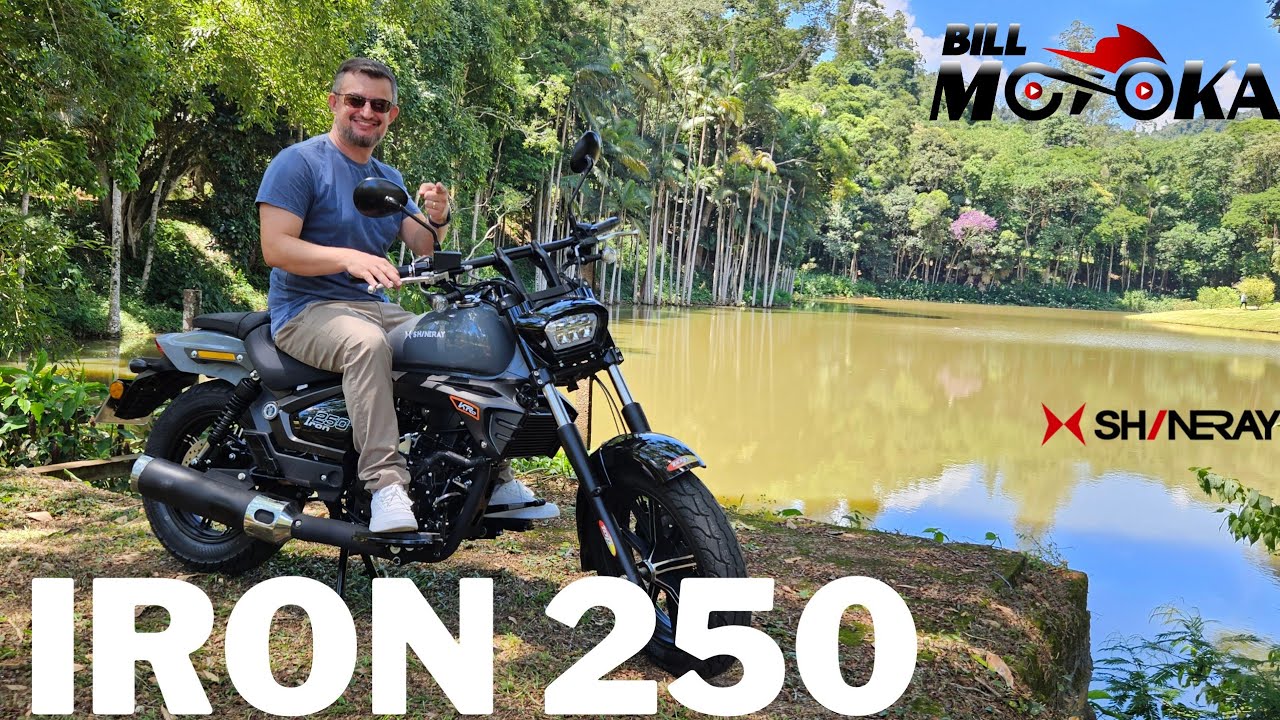 Finalmente CHEGOU minha nova moto CUSTOM da Shineray, IRON 250, olhando bem de pertinho em detalhes.