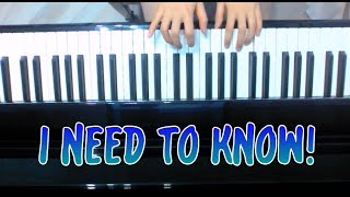 Tom Petty and the Heartbreakers - I Need To know (keyboards cover)