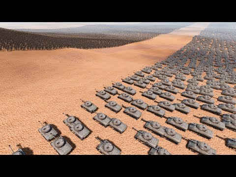 5.000 Tanks vs 100.000 Trolls | Ultimate Epic Battle Simulator 2
