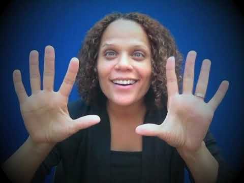 ASL Rhyme (repeating handshape): Blurry-Clear