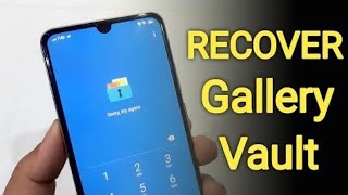 How to recover Gallery Vault without password । Gallery vault opean without password