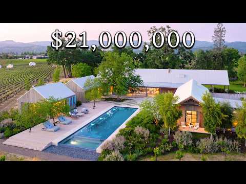 Touring An Architectural Modern Farmhouse in a Vineyard