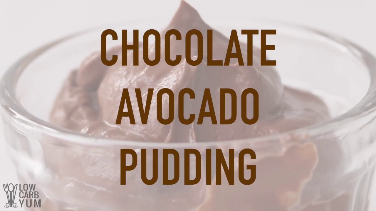 Keto Chocolate Avocado Pudding
