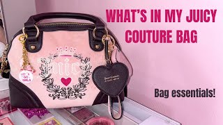 WHAT'S IN MY JUICY COUTURE BAG 💕🎀