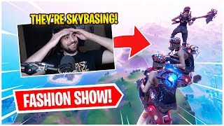 WE SKYBASED IN FORTNITE FASHION SHOWS..