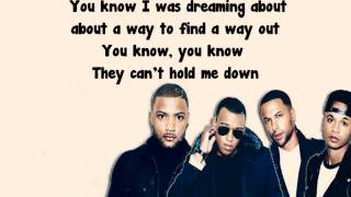 JLS -Hold Me Down Lyrics *FULL SONG*