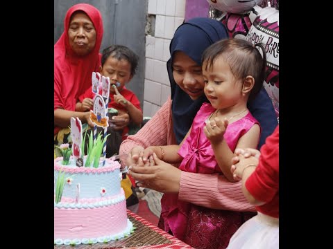 Ulang tahun khalissa yang ke 2 tahun