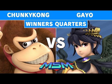 MSM Online 2 - ChunkyKong (DK) Vs GaYo (Dark Pit) Winners Quarters - Smash Ultimate